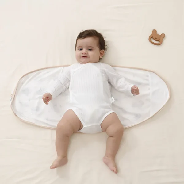 Baby Swaddle Blanket 0-6 Months Strap Protect Belly Sleeping Wrap for New Born